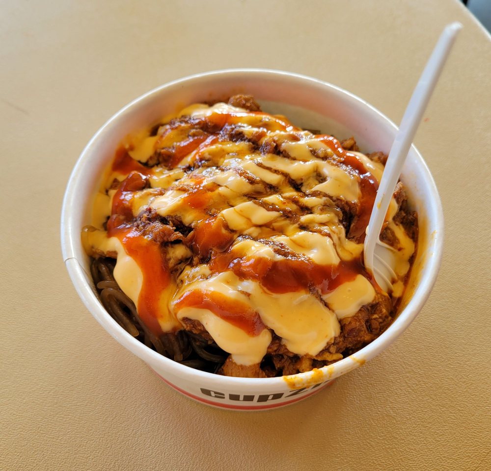 Korean bbq cup