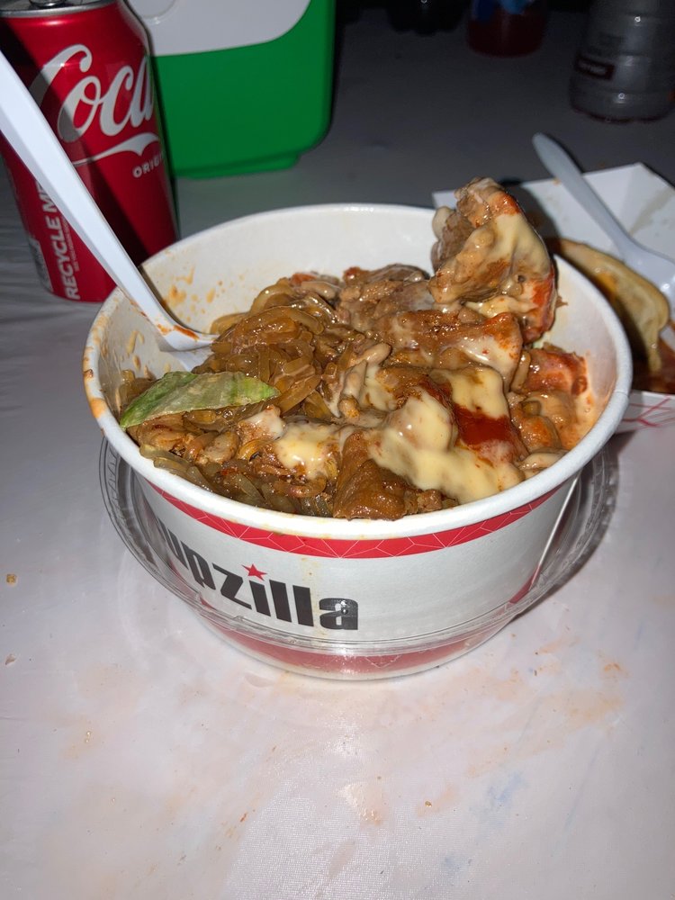 Korean bbq with a drink